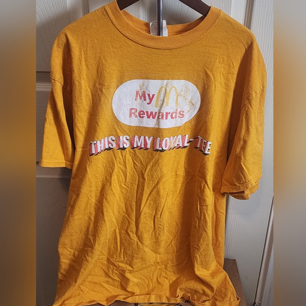 Authentic McDonald's Crew short-sleeved t-shirt, size Large